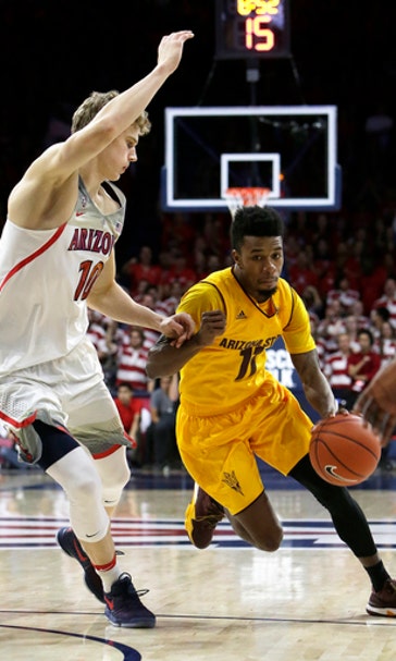 No. 16 Arizona rolls to 91-75 win over Arizona State (Jan 12, 2017)